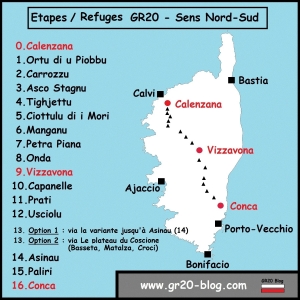 GR 20 traversée de la Corse