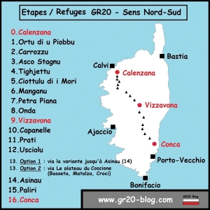 GR 20 traversée de la Corse